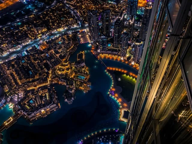 Widok na Burj Khalifa